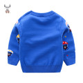 Wholesale new design pullover cute long sleeve sweater kids boy